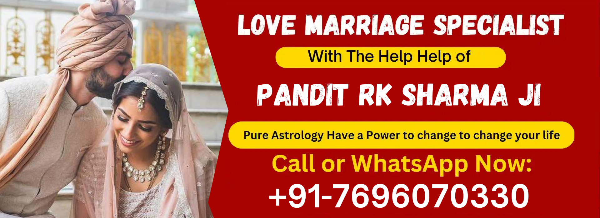 Astrologer Pandit Rk Sharma +91-7696070330